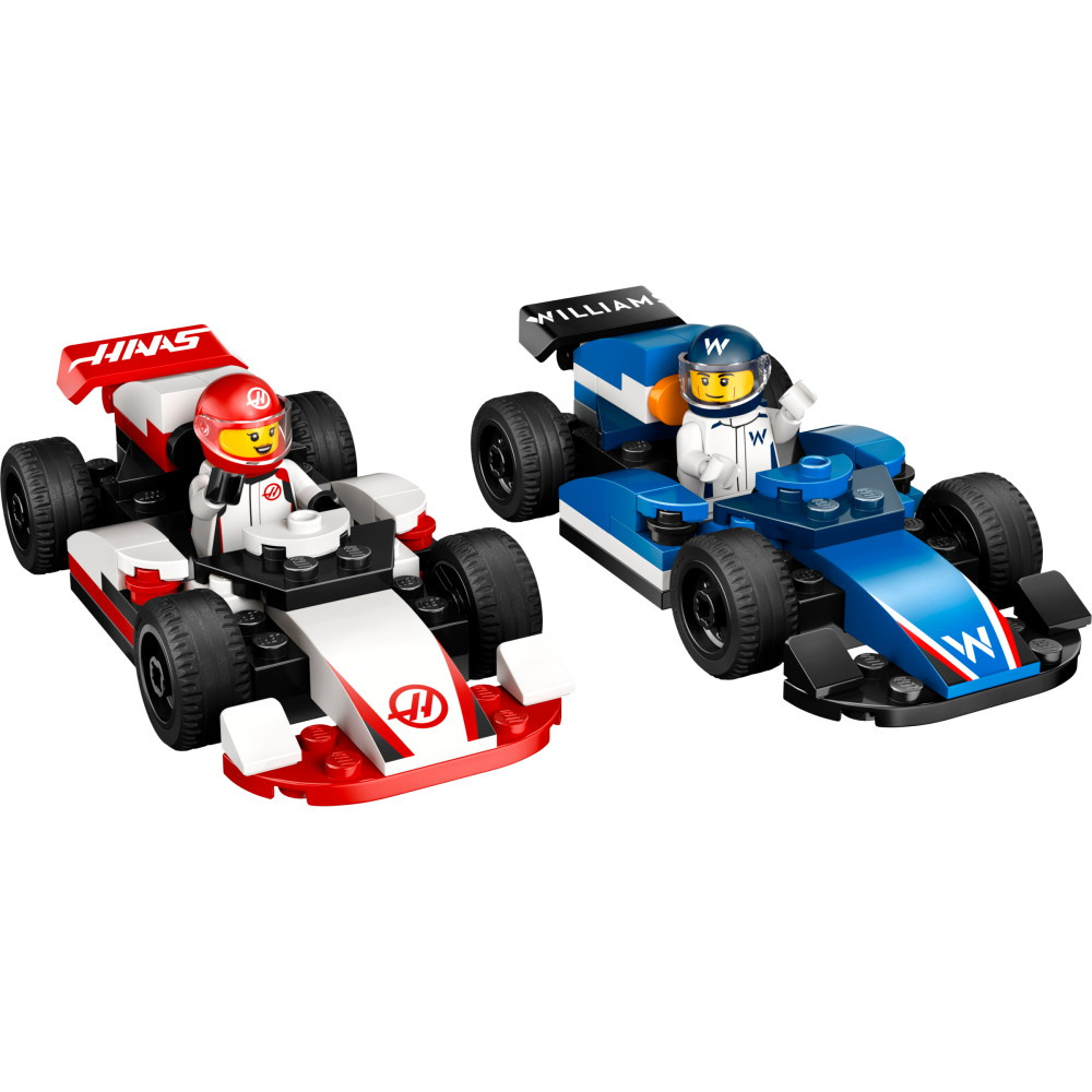 LEGO City - F1 Williams Racing & Haas F1 racerbilar