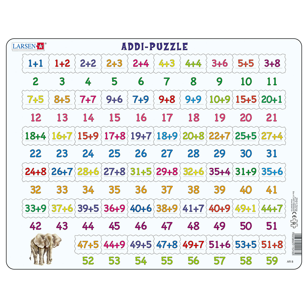 Larsen Rampuslespil Addi 58 brikker