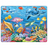 Larsen Puslespil Koralrev 34 brikker Larsen Puslespil Koralrev 34 brikker