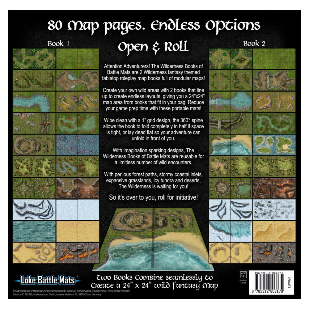 Books of Battle Mats - The Wilderness