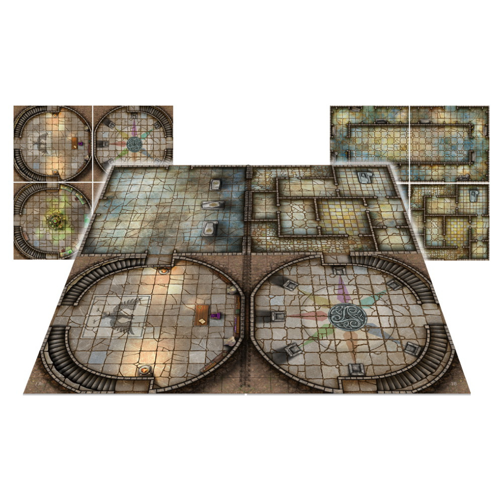 Books of Battle Mats - Castles, Crypts & Caverns