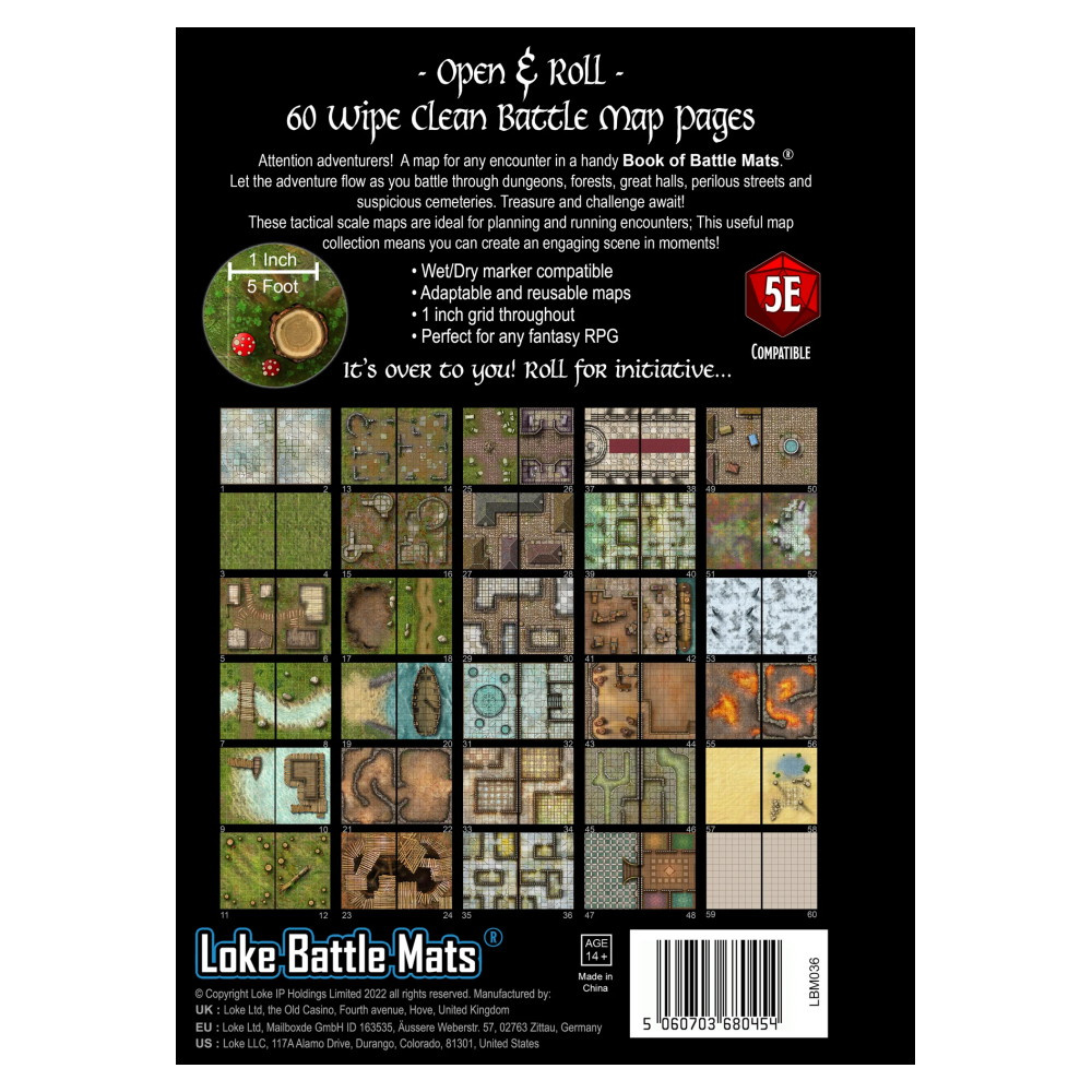Big Book of Battle Mats - Volume 1 Revised