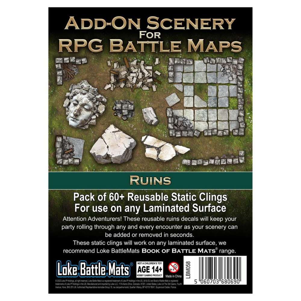 Add-On Scenery for RPG Maps - Ruins (Exp.)