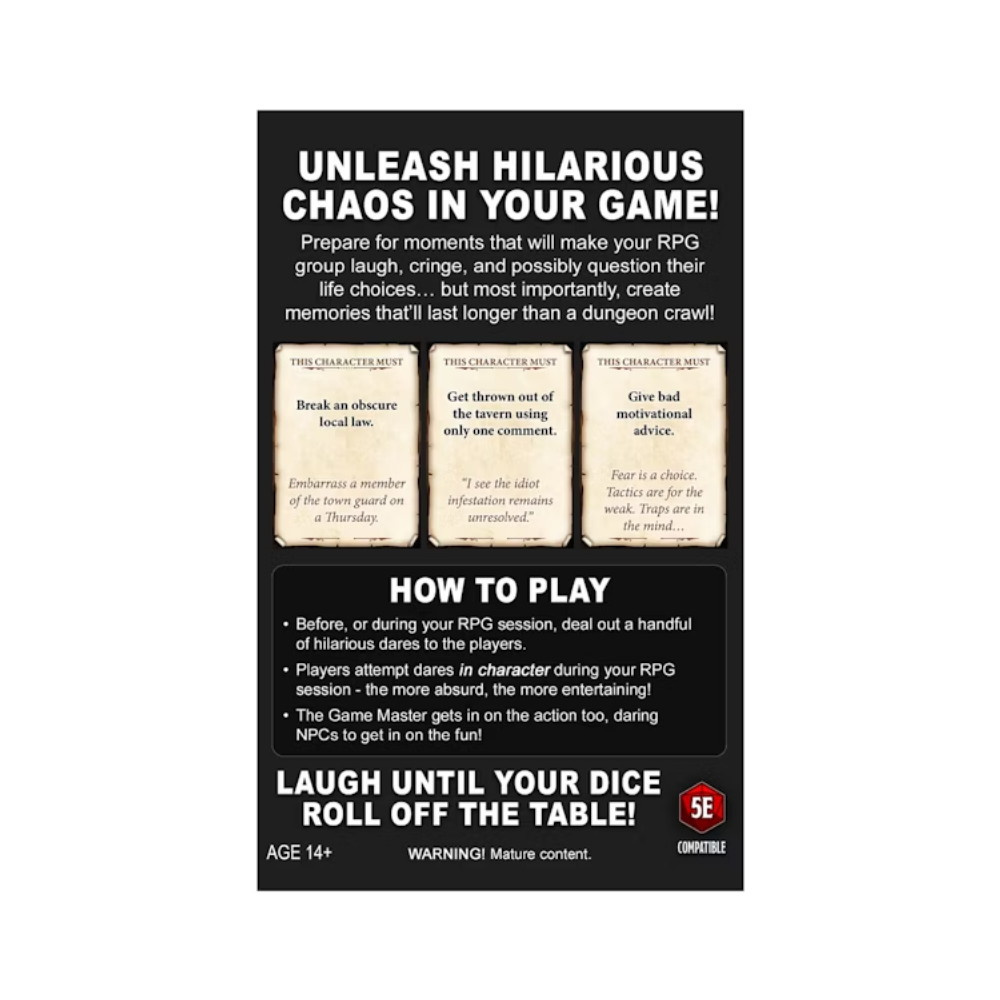 Dumb Dares & Silly Side Quests