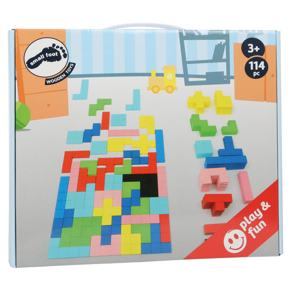 Small Foot - Geometrisk træpuslespil