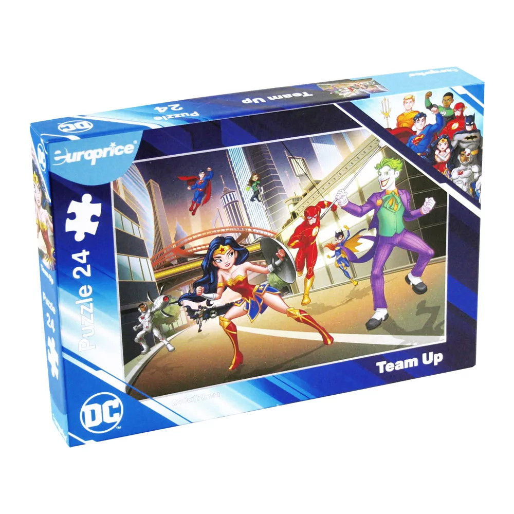 Puslespil: DC Team Up 24 Brikker