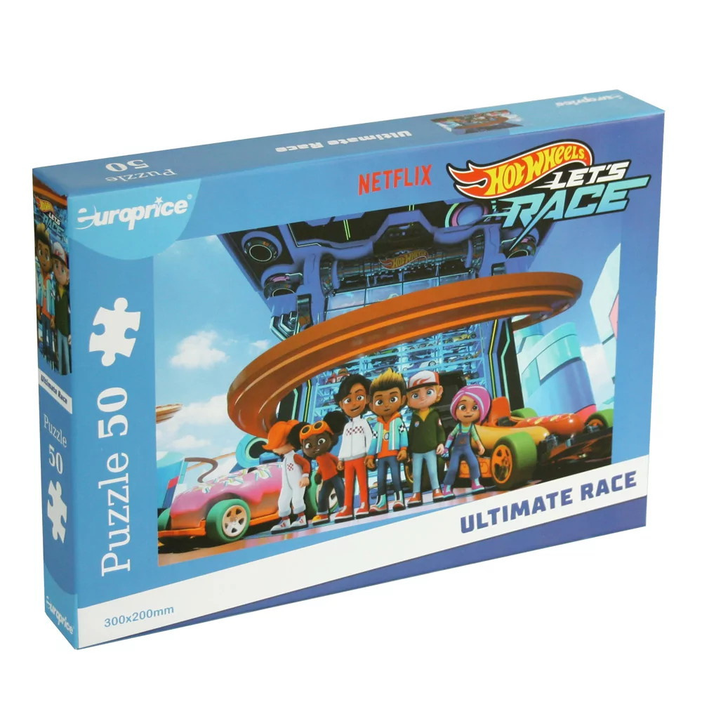 Puslespil: Hot Wheels Ultimate Race 50 Brikker