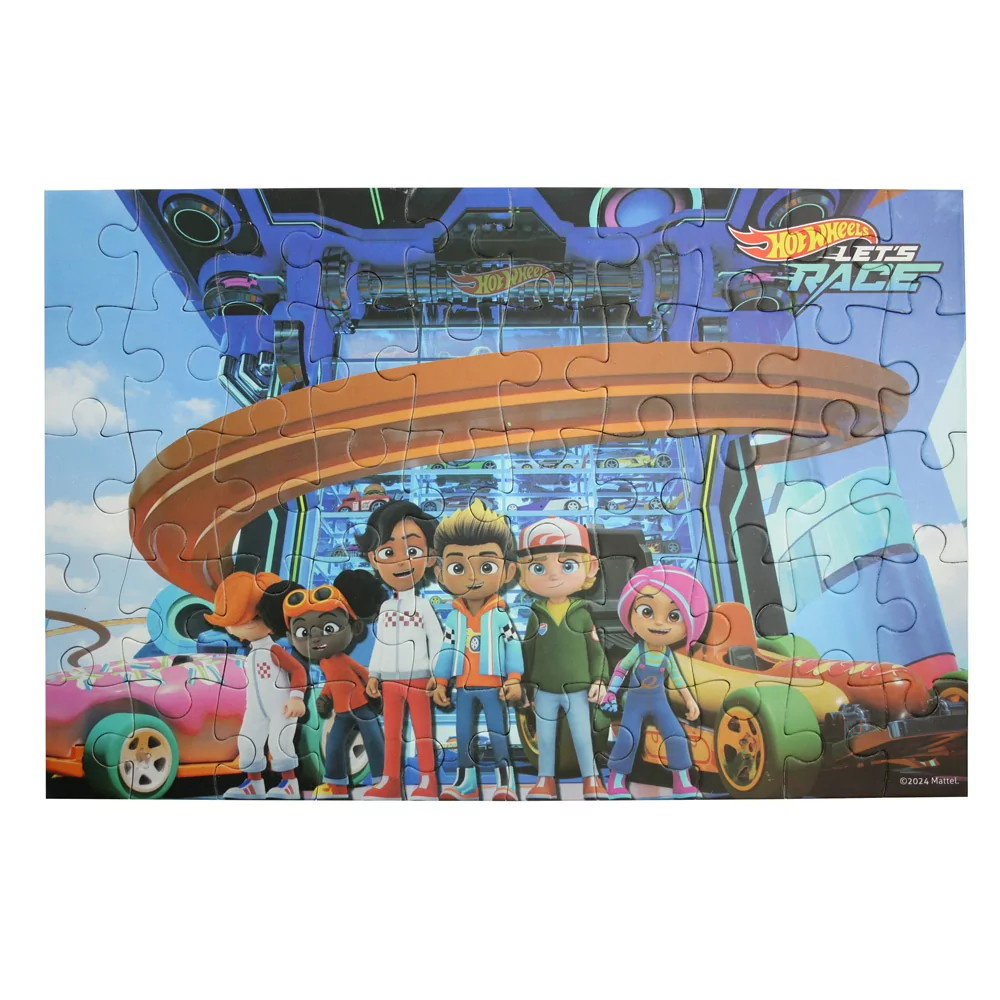 Puslespil: Hot Wheels Ultimate Race 50 Brikker