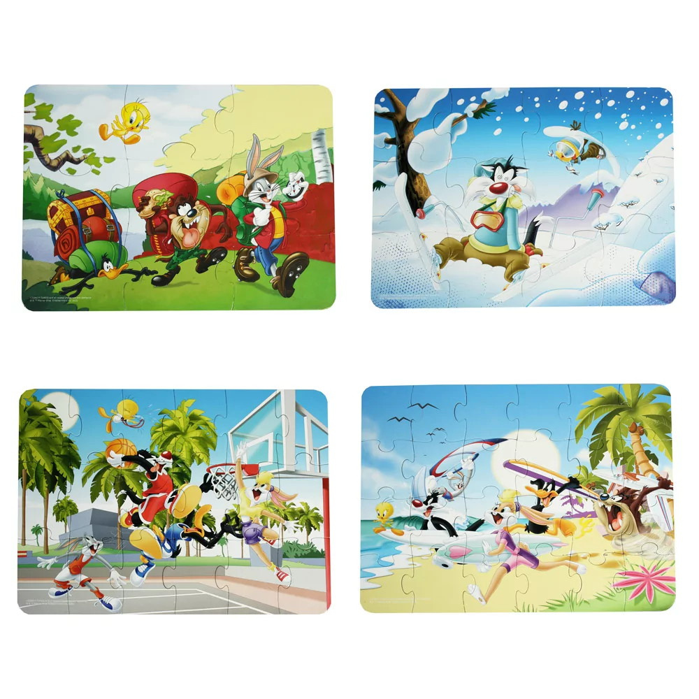 Puslespil: Looney Tunes 9-24 Brikker