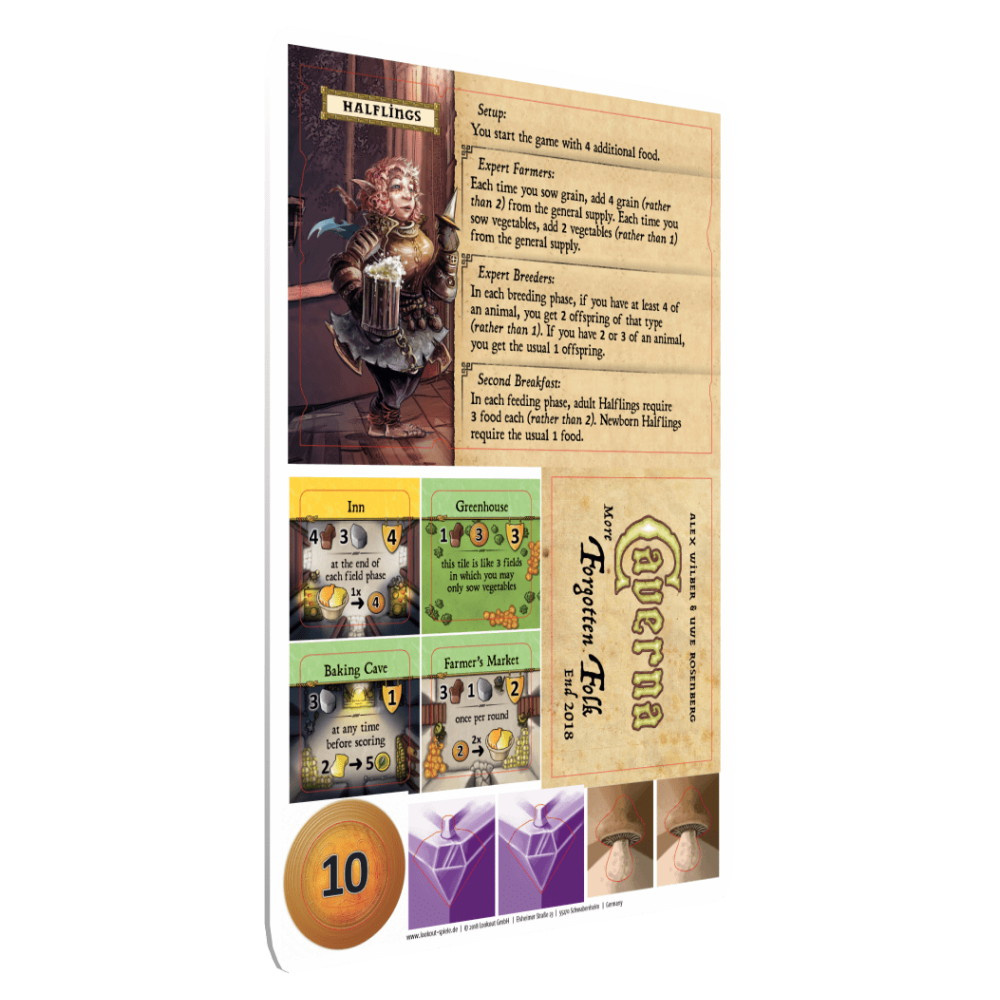 Caverna: More Forgotten Folk - The Halflings (Exp.)