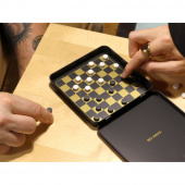 Game On Magnetic Travel Checkers Game On Magnetic Travel Checkers