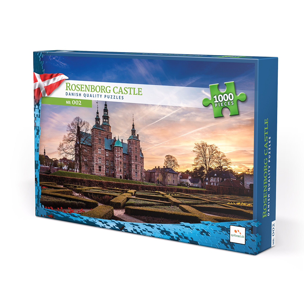 Puslespil Rosenborg Castle 1000 Brikker