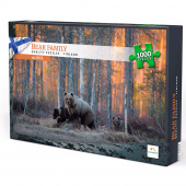 Nordic Puzzels: Bear Family 1000 Brikker