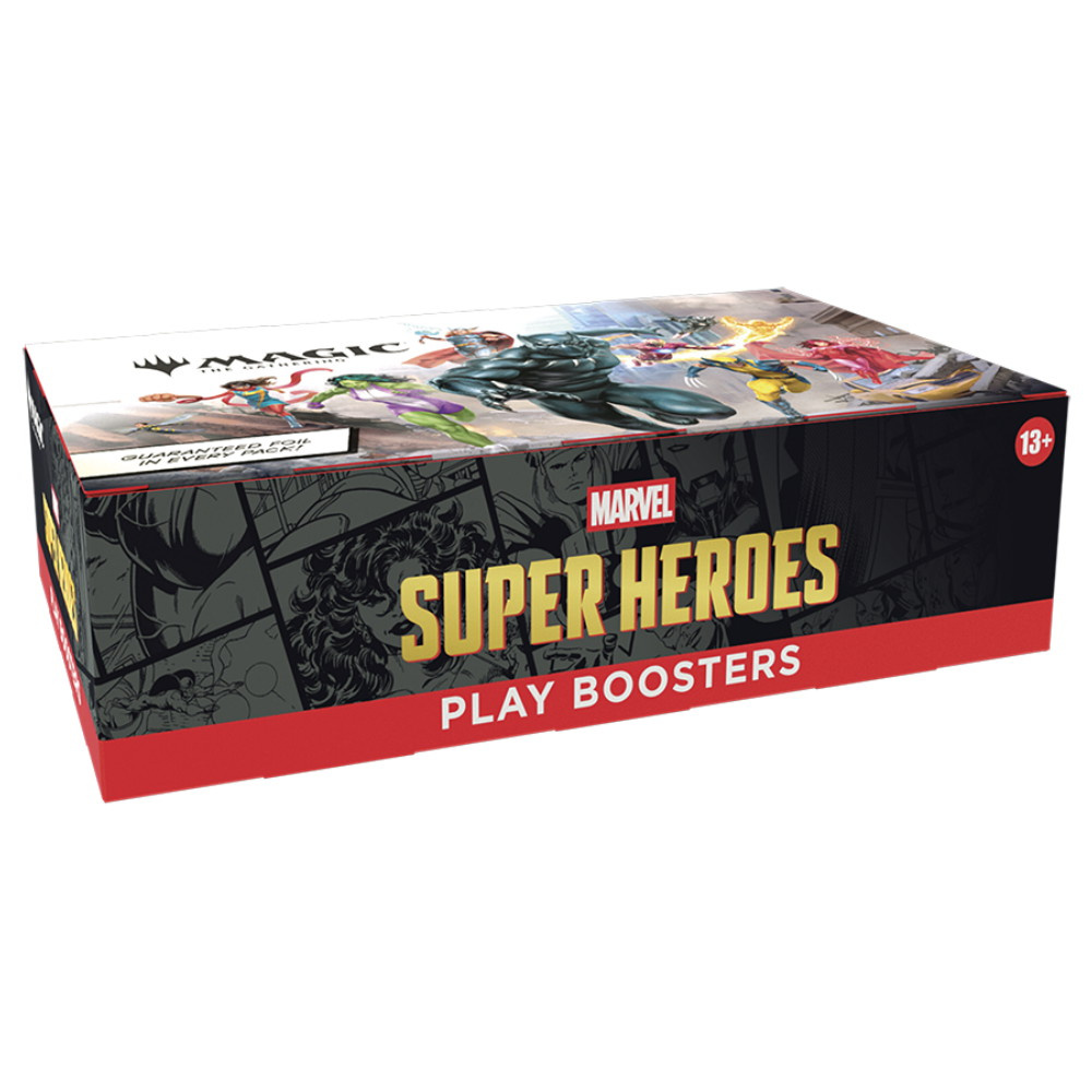 Magic: The Gathering - Marvel Super Heroes Play Booster Display