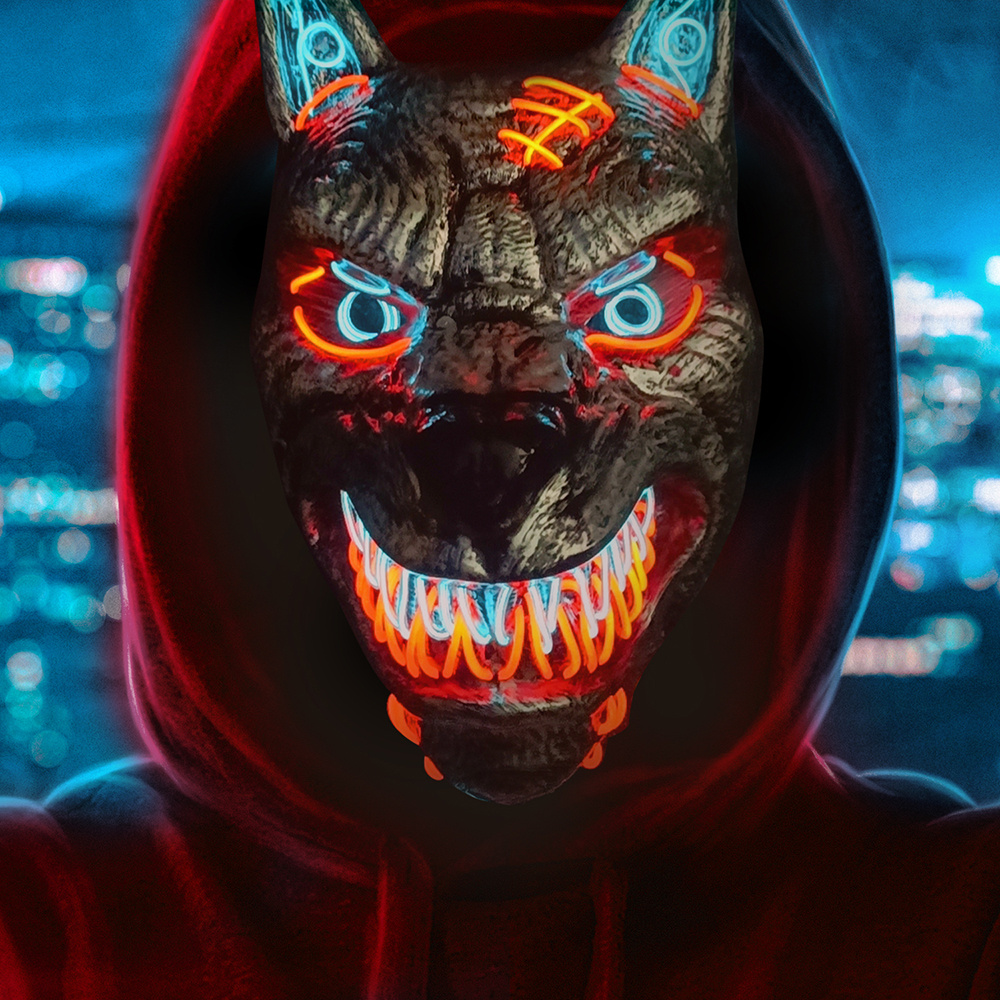 Led Mask The Wolf