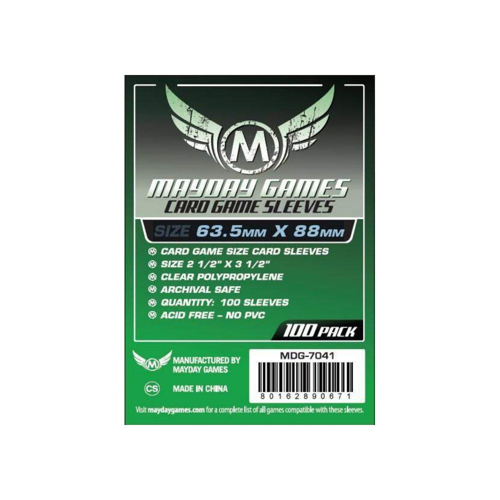 Mayday Sleeves 63,5 x 88 mm