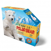 Puslespil - I Am Polarbear 100 brikker