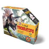 Puslespil - I Am Triceratops 100 brikker Puslespil - I Am Triceratops 100 brikker