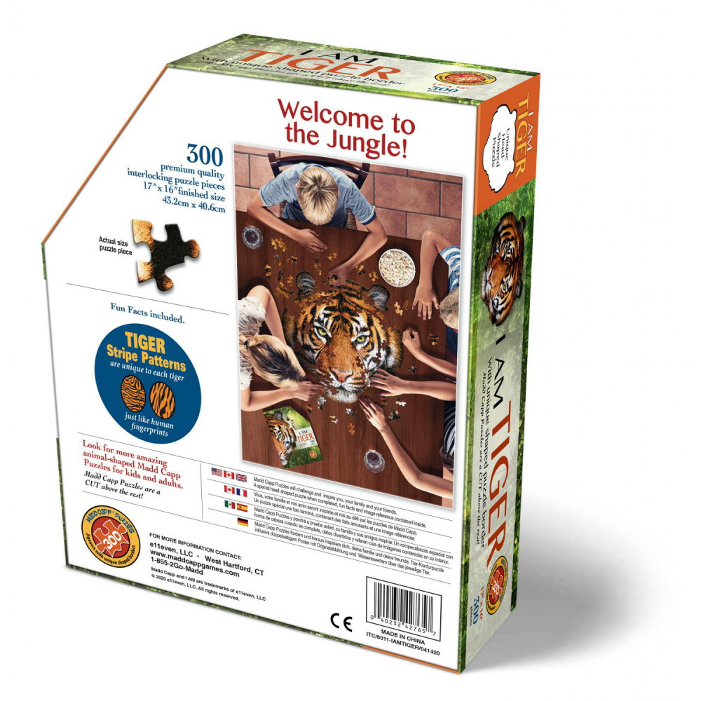 Puslespil - I Am Tiger 300 brikker