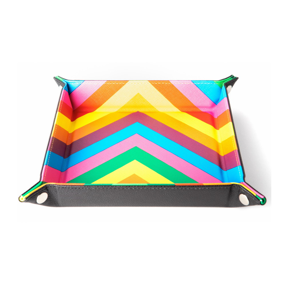 Dice Tray Velvet - Rainbow