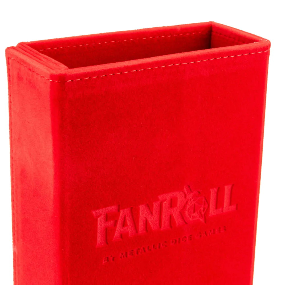 Velvet Fold Up Dice Tower - Red
