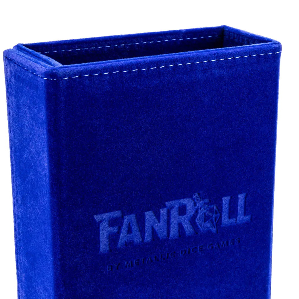 Velvet Fold Up Dice Tower - Blue
