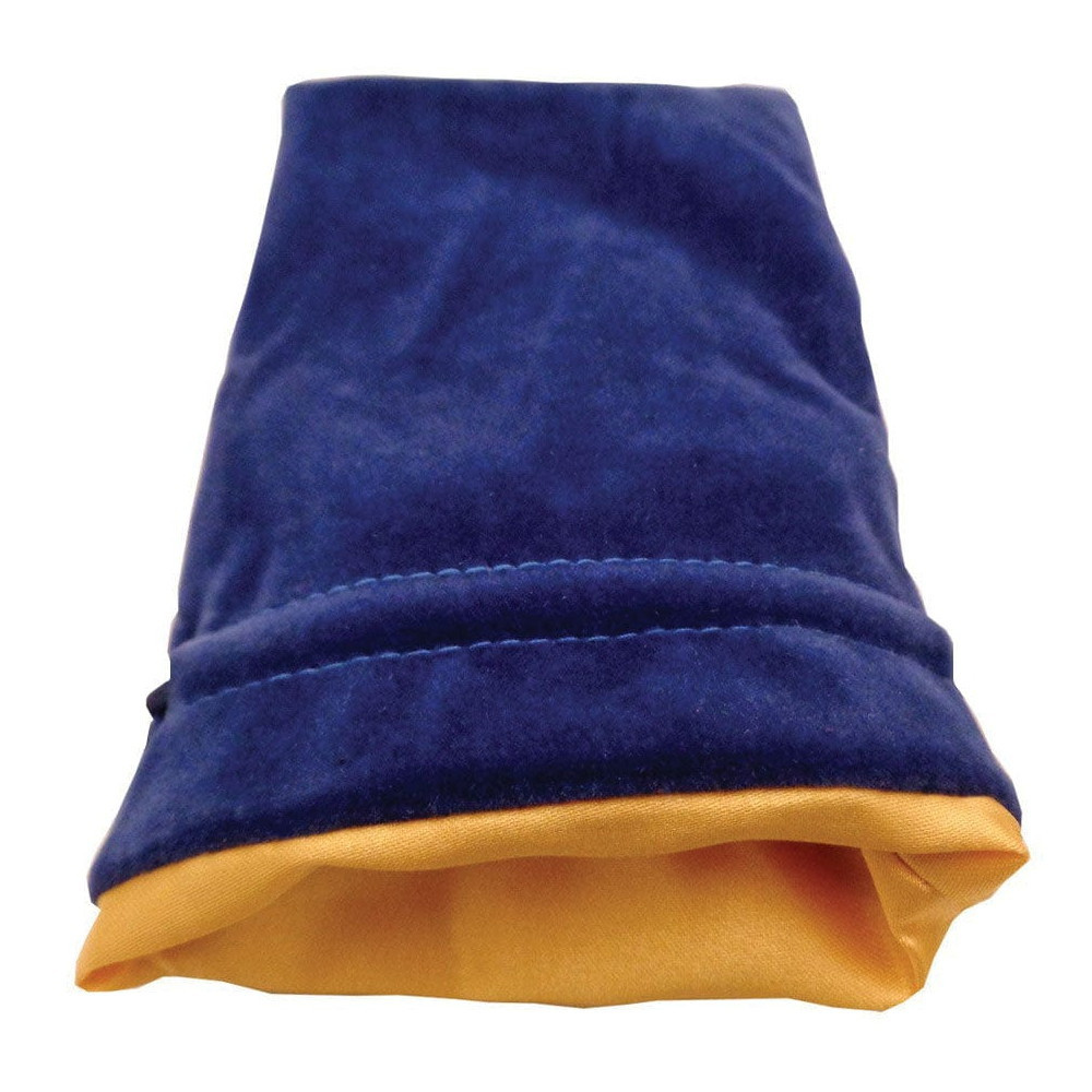 Dice Bag Blue w/Gold Velvet