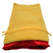 Dice Bag Gold w/Red Velvet Dice Bag Gold w/Red Velvet