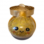 Gold Mystery Bun Squishy, 10 cm Gold Mystery Bun Squishy, 10 cm