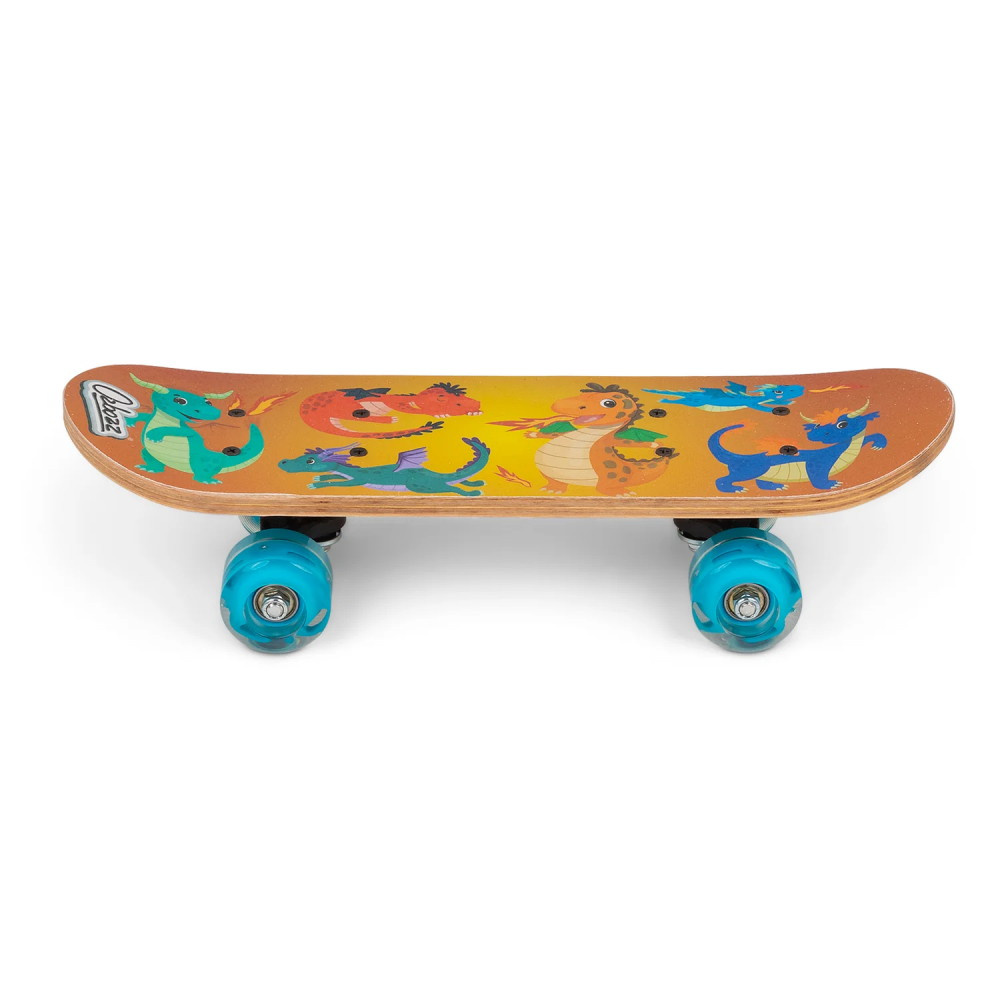 Skateboard med blinkende hjul 43 cm