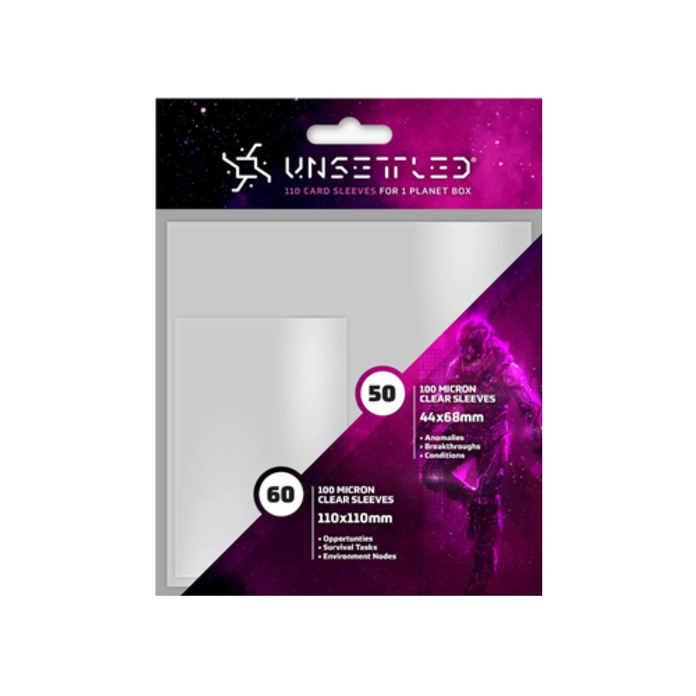 Unsettled Sleeves 110 x 110 mm & 68 x 44 mm