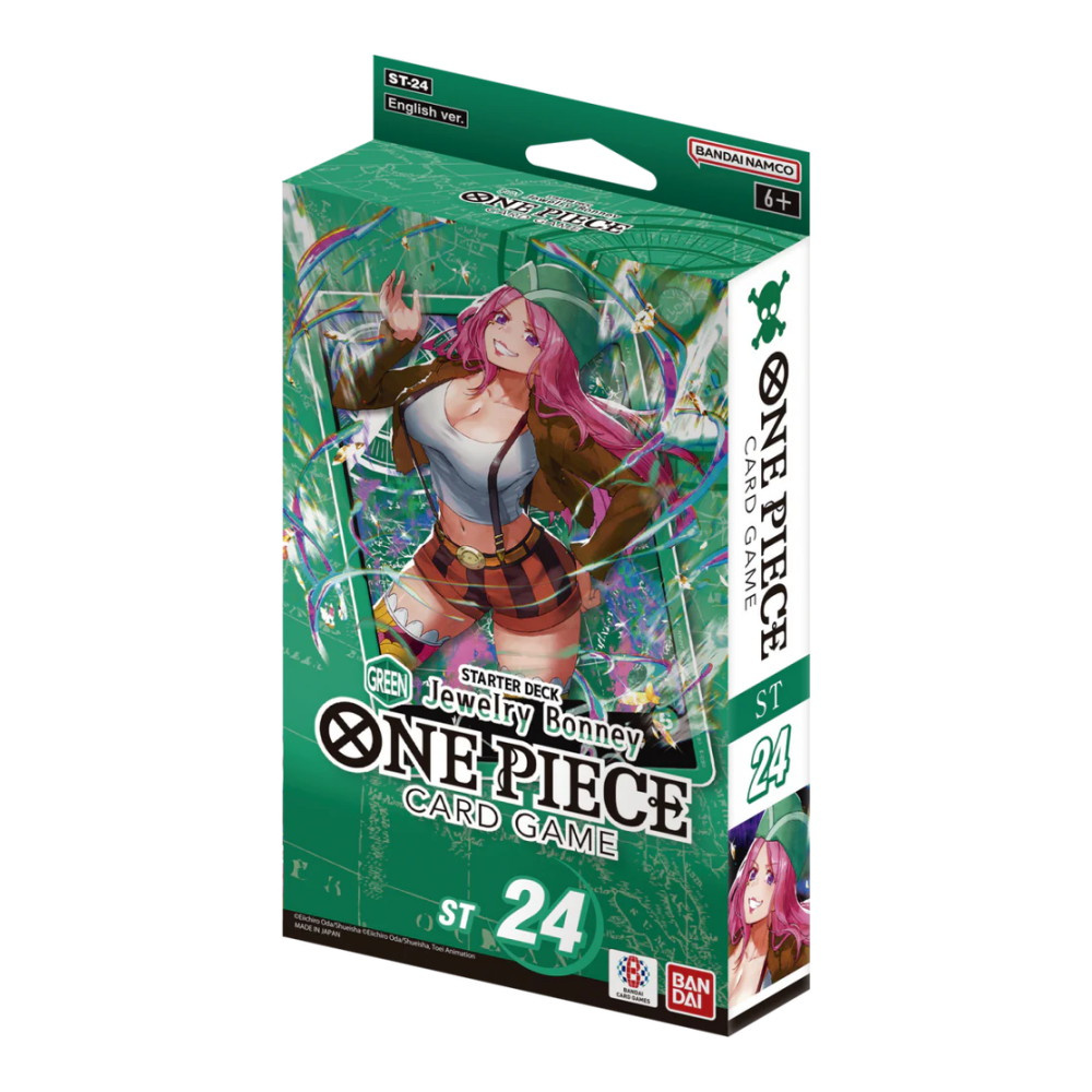 One Piece Card Game: Jewelry Bonney - Green Starter Deck ST-24