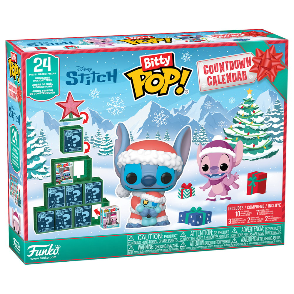 Disney Stitch Funko Bitty Pop Countdown Calendar