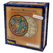Artefakt Wooden Puzzle - Zodiac 2-i-1 161 Brikker Artefakt Wooden Puzzle - Zodiac 2-i-1 161 Brikker