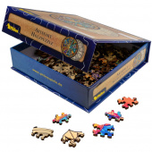 Artefakt Wooden Puzzle - Zodiac 2-i-1 161 Brikker Artefakt Wooden Puzzle - Zodiac 2-i-1 161 Brikker