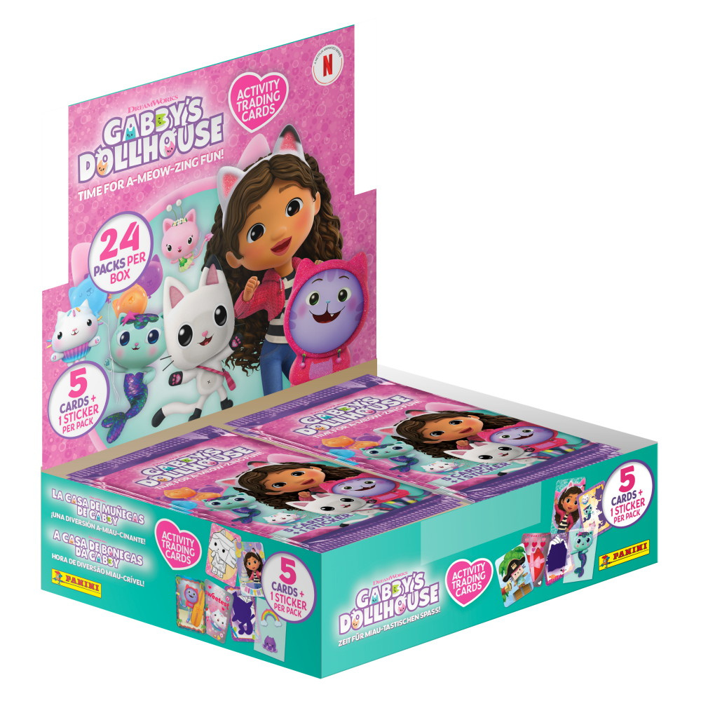 Gabby's Dollhouse Samlekort Booster Display