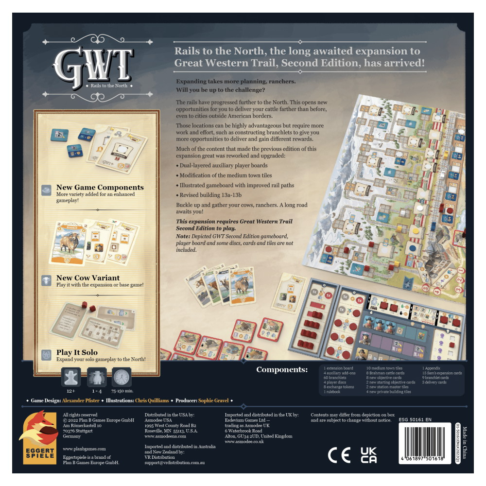 Great Western Trail: Rails to the North (Exp.)