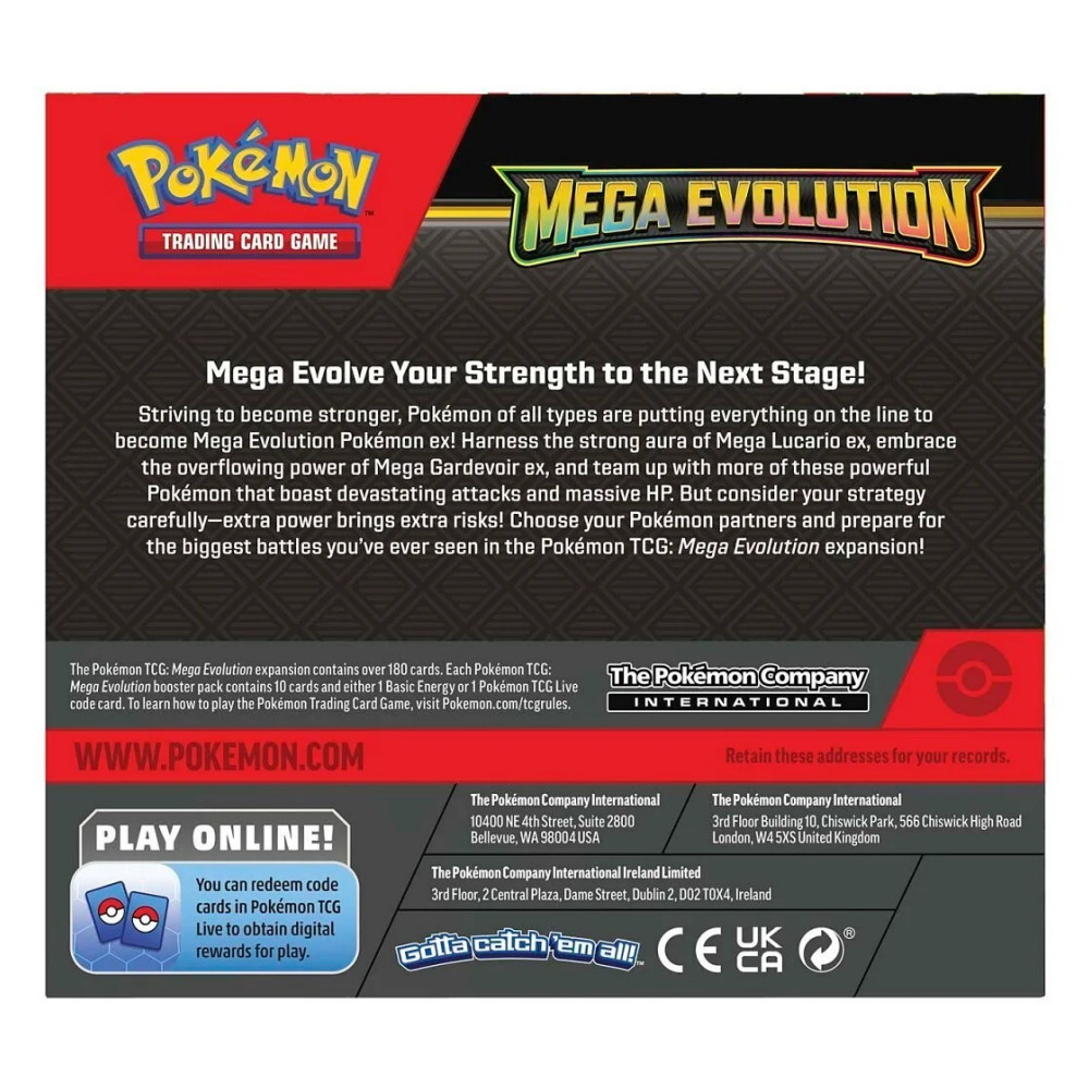 Pokémon TCG: Mega Evolution Enhanced  Booster Display
