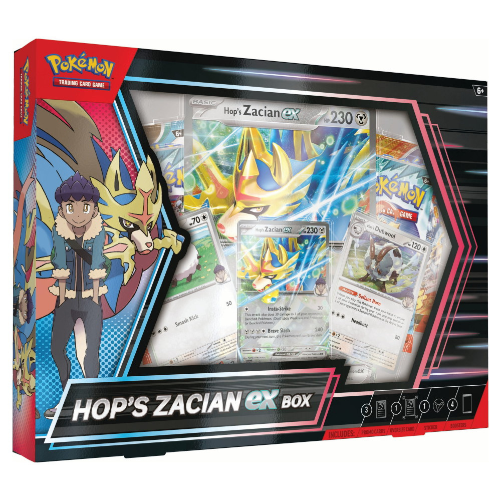 Pokémon TCG: Hop's Zacian ex Box