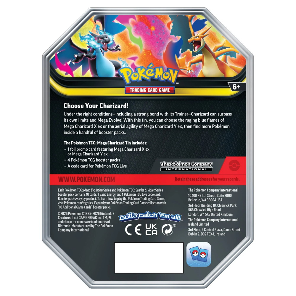 Pokémon TCG: Mega Charizard Y ex Tin Spring 2026