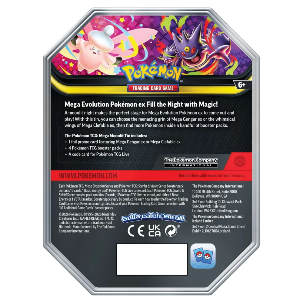 Pokémon TCG: Mega Clefable ex Tin - Summer 2026