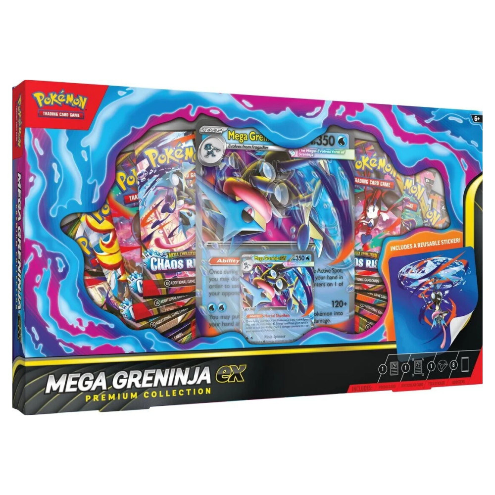Pokémon TCG: Mega Greninja ex - Premium Collection