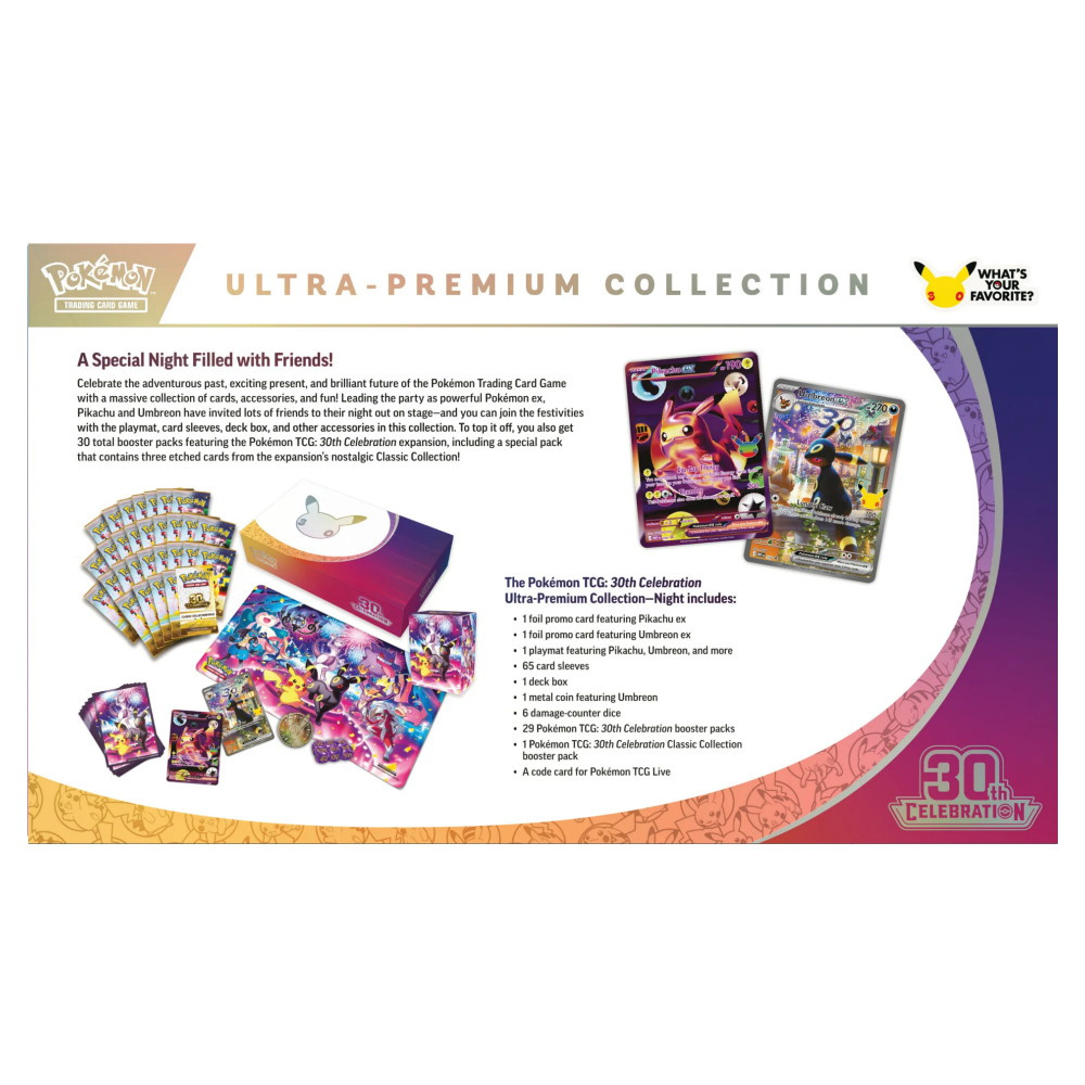 Pokémon TCG: 30th Celebration - Ultra-Premium Collection Night