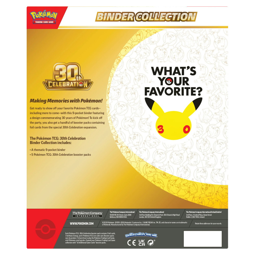 Pokémon TCG: 30th Celebration - Binder Collection