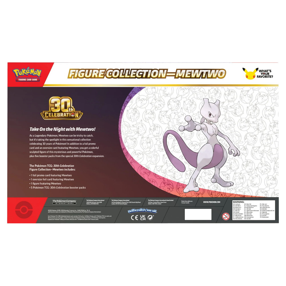 Pokémon TCG: 30th Celebration - Mewtwo Figure Collection