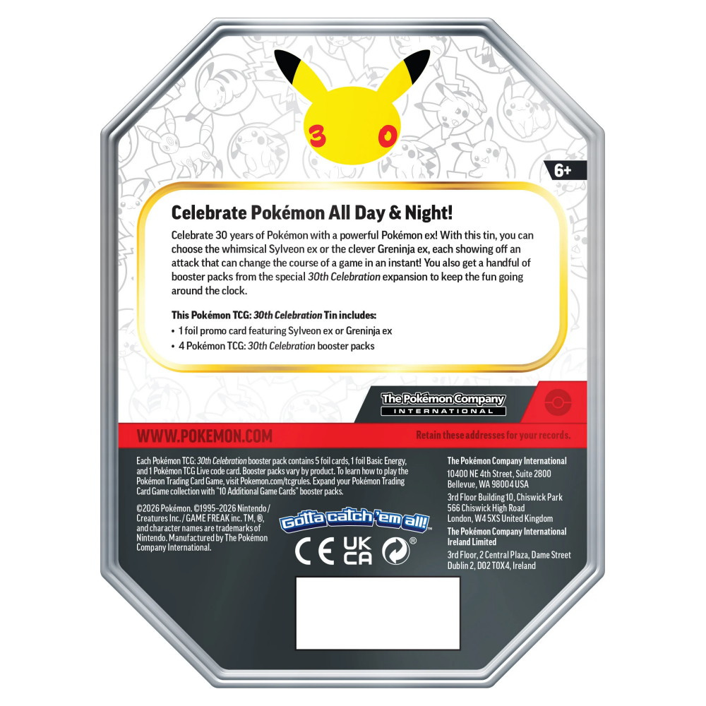 Pokémon TCG: 30th Celebration - Greninja Tin