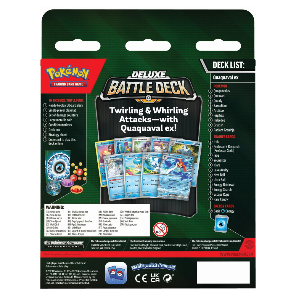 Pokémon TCG: Deluxe Battle Deck - Quaquaval ex