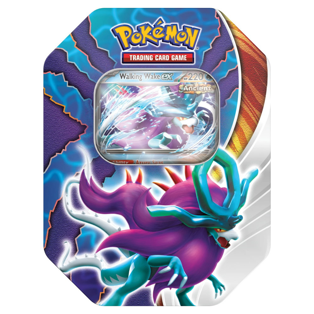 Pokémon TCG: Paradox Clash Tin - Walking Wake ex