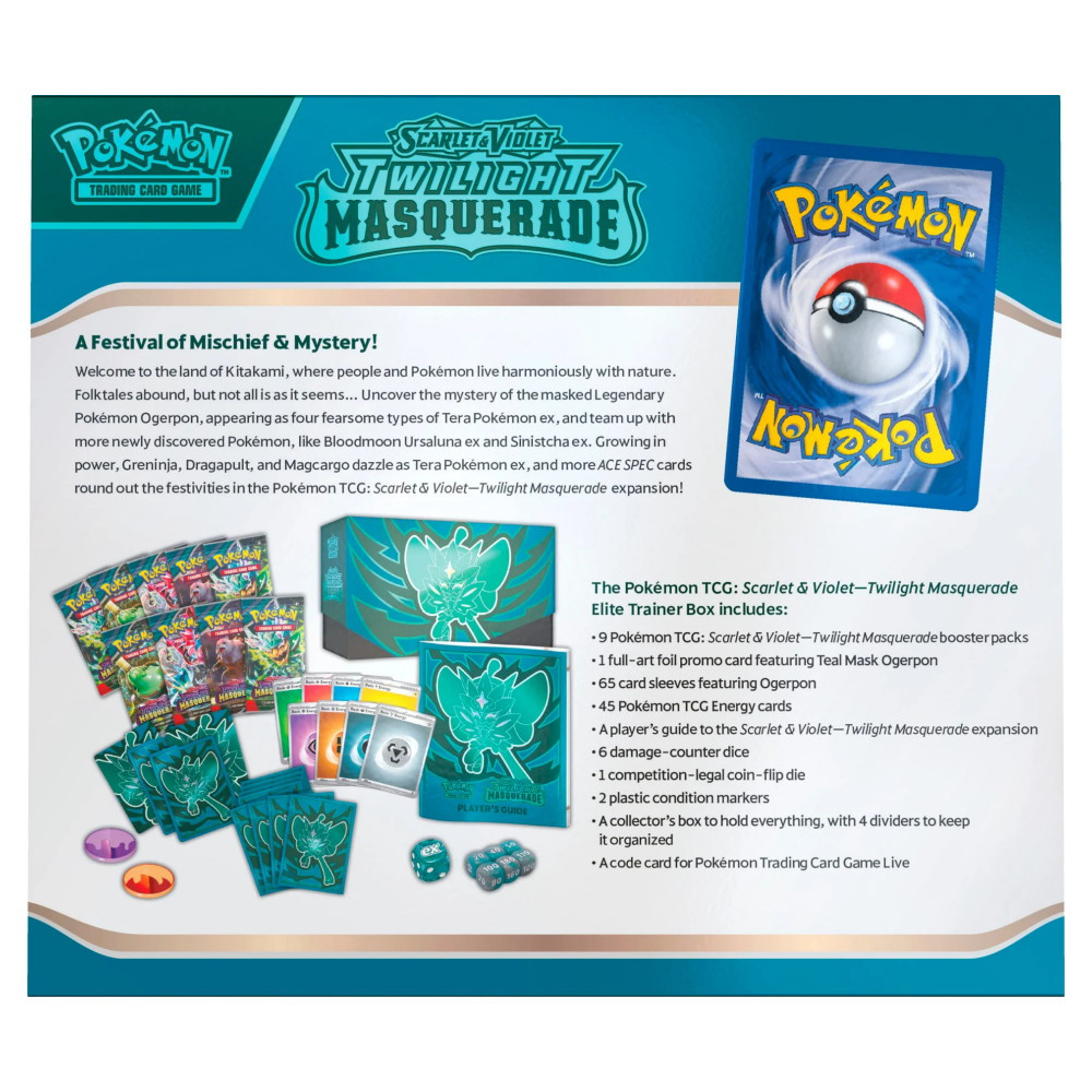 Pokémon TCG: Twilight Masquerade Elite Trainer Box