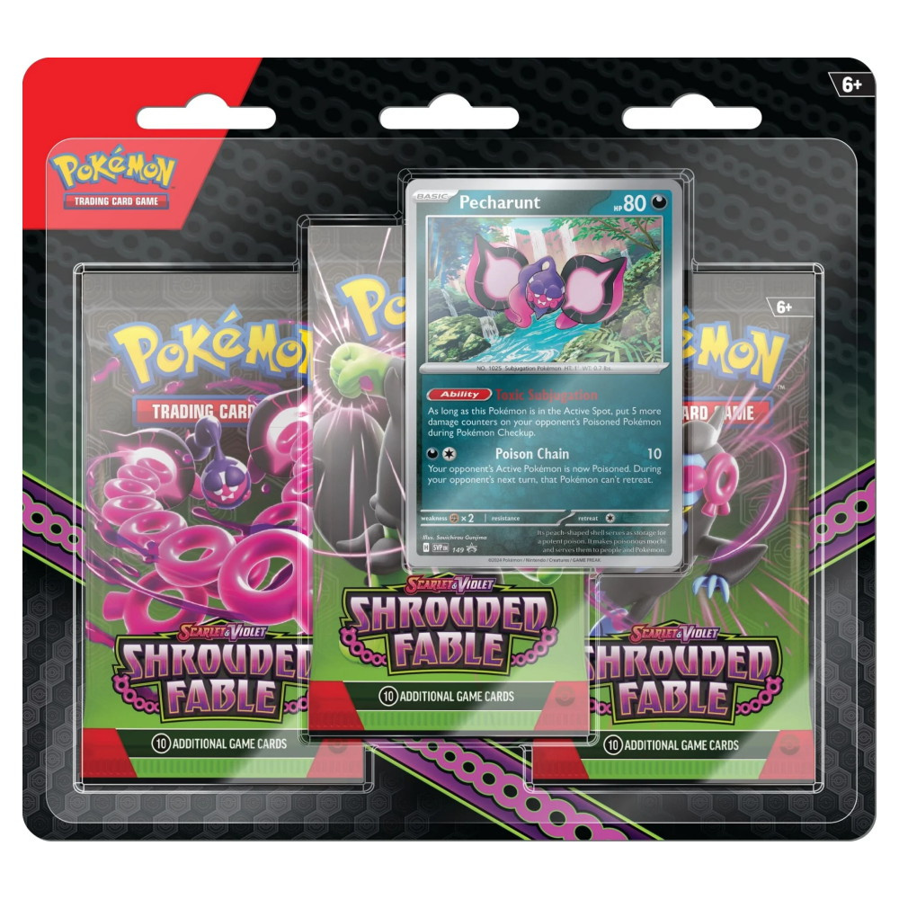 Pokémon TCG: Shrouded Fable Booster 3-Pack Pecharunt